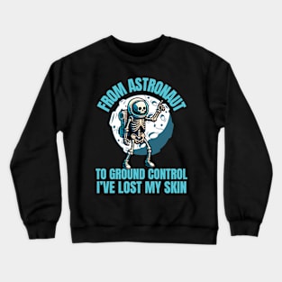 Astronaut Skeleton Crewneck Sweatshirt